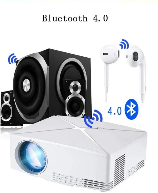 Мультимедийный мини проектор c80up wifi для дома беспроводной домашний кинотеатр - изображение 10