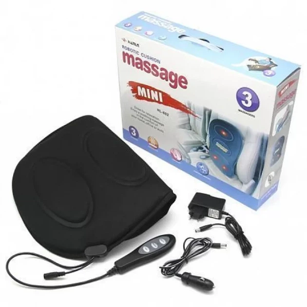 Масажна накидка Hanln з інфрачервоним прогріванням для спини Massage JB 616A міні на крісло 12 220V - Фото 5 Масажна накидка Hanln з інфрачервоним прогріванням для спини Massage JB 616A міні на крісло 12 220V - зображення 5