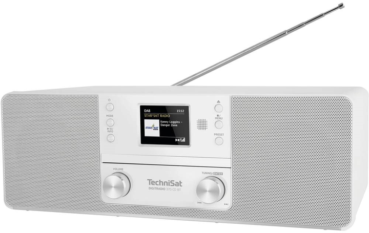 Радіоприймач TechniSat Digitradio 370 CD BT DAB+ White (0001/3948) - зображення 3