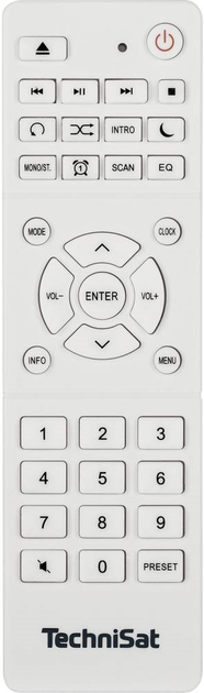 Радіоприймач TechniSat Digitradio 370 CD BT DAB+ White (0001/3948) - зображення 5