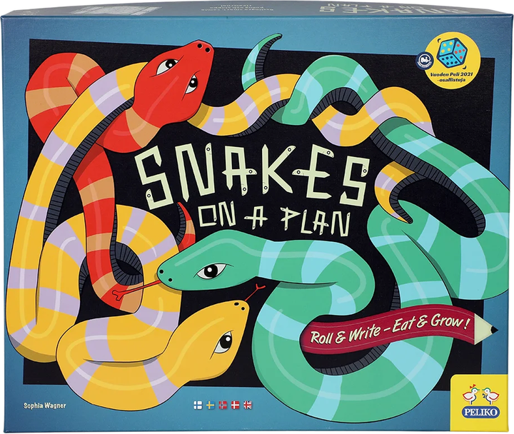 Настільна гра Peliko Snakes On A Plan (6416550862342) - зображення 1
