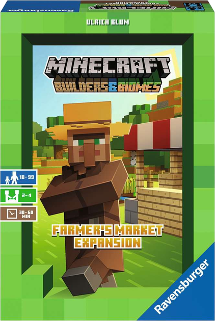 Настільна гра Ravensburger Minecraft Builder and Biomes Farmers Market Expansion (4005556269914) - зображення 1
