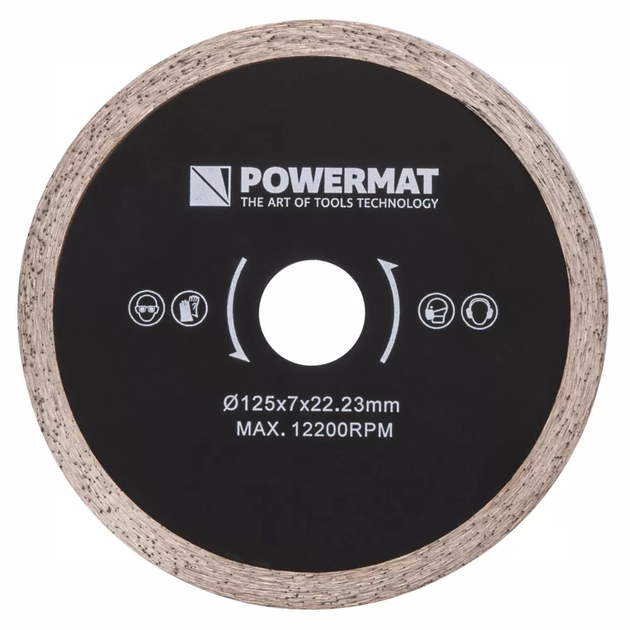 Плиткоріз електричний Powermat PM0877, 1400 Вт, 13000 об./хв, для професіоналів - зображення 5