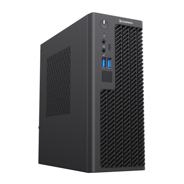 Корпус GAMEMAX ST-160-2U3-Flex-230M с блоком питания 230 Вт для Mini-ITX Black - Фото 2 Корпус GAMEMAX ST-160-2U3-Flex-230M с блоком питания 230 Вт для Mini-ITX Black - изображение 2
