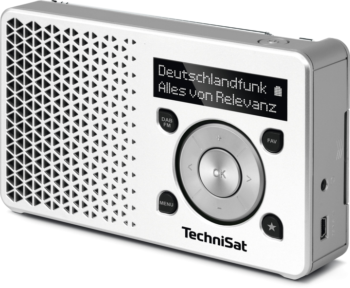 Odbiornik radiowy TechniSat Digitradio 1 DAB+ White-Silver (0001/4997) - obraz 2