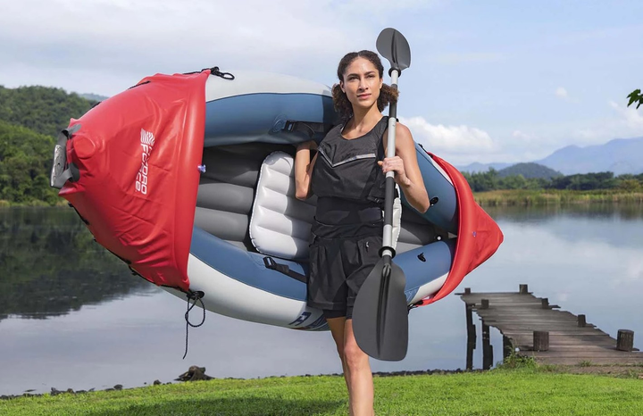 Каяк надувний Bestway Hydro-Force Lite Rapid X1 290 x 91 см 65176 (6941607371848) - зображення 7