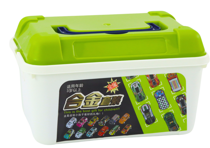 Zestaw zabawek Lean Toys Resoraki w walizce (20152) 30 szt (5905991023371) - obraz 2