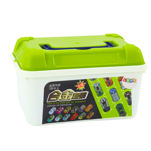 Zestaw zabawek Lean Toys Resoraki w walizce (20269) 30 szt (5905991025528) - obraz 2