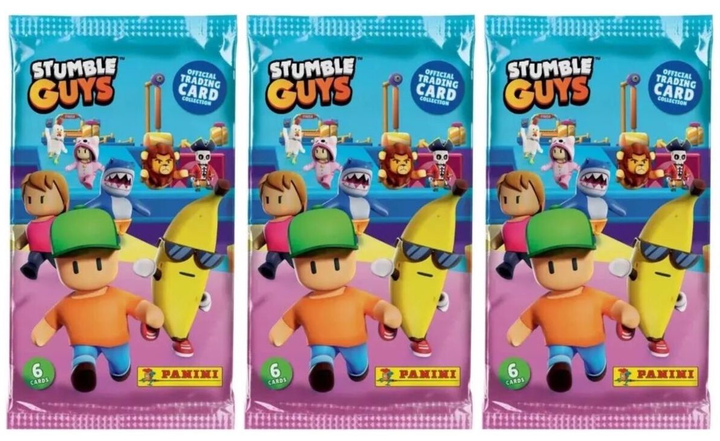 Zestaw kart kolekcjonerskich Panini Stumble Guys 2025: Display of 24 Packs 108310 (8051708020502) - obraz 5