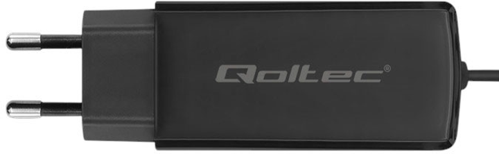 Ładowarka sieciowa Qoltec GaN 65W 5-20V 1x USB-C 3.1 Black (5901878524191) - obraz 5