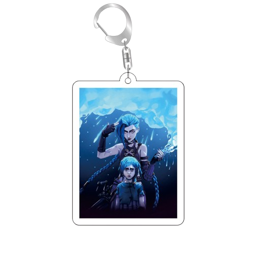 Брелок акриловый Аркейн: Лига Легенд Джинкс Arcane: League of Legends Jinx 5 см 2561833572 - Фото 1 Брелок акриловый Аркейн: Лига Легенд Джинкс Arcane: League of Legends Jinx 5 см 2561833572 - изображение 1