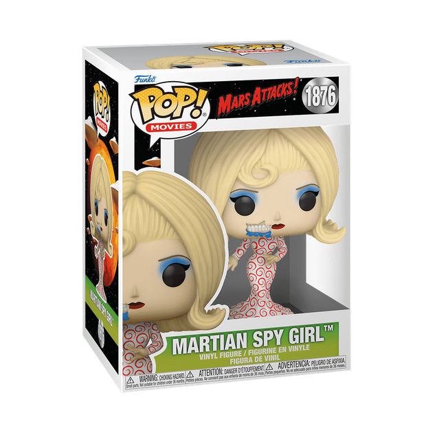 Фигурка Funko Pop Фанко Поп Mars Attacks Марс атакует Martian Spy Girl Марсианская шпионка MA MSG 1876 - Фото 3 Фигурка Funko Pop Фанко Поп Mars Attacks Марс атакует Martian Spy Girl Марсианская шпионка MA MSG 1876 - изображение 3