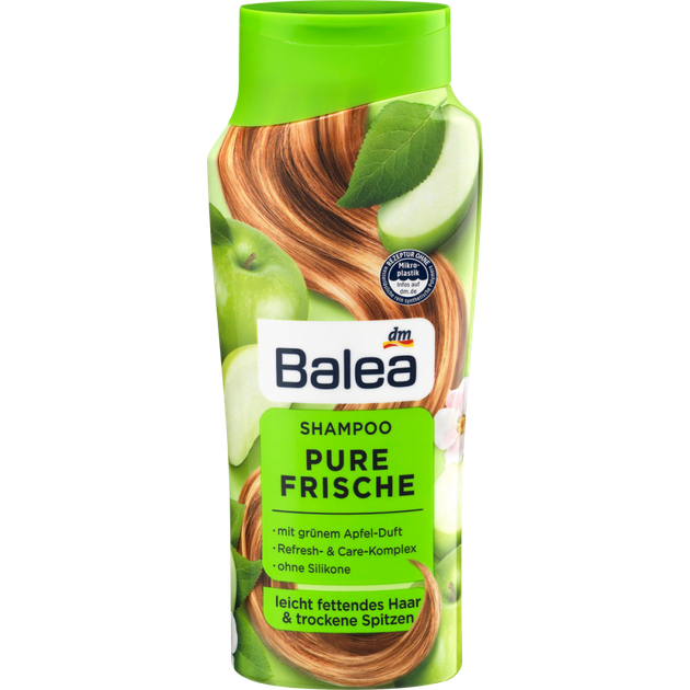 Шампунь Balea Shampoo Pure Frische для жирных волос 300 ml - Фото 4 Шампунь Balea Shampoo Pure Frische для жирных волос 300 ml - изображение 4