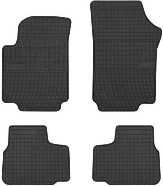 Dywaniki samochodowe Frogum Basic El Toro do Seat Mii od 2011 / Skoda Citigo od 2012 / Volkswagen Up! od 2011 Czarne 4 szt (5907377541189) - obraz 1