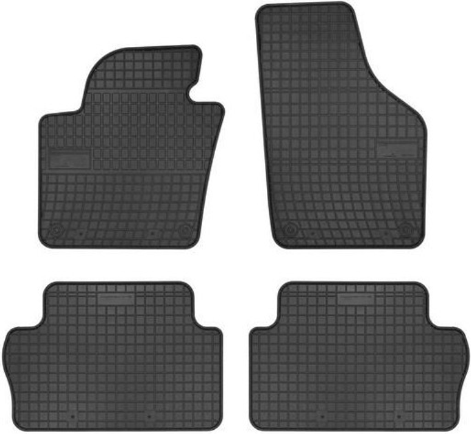 Dywaniki samochodowe Frogum Basic El Toro do Seat Alhambra II 2010–2020 / Volkswagen Sharan II 2010–2022 Czarne 4 szt (5907377542063) - obraz 1