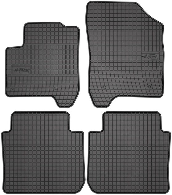 Dywaniki samochodowe Frogum Basic El Toro do Citroen C3 Picasso 2009–2017 Czarne 4 szt (5907377540519) - obraz 1