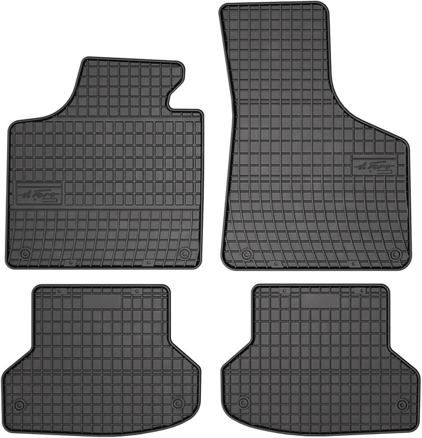Dywaniki samochodowe Frogum Basic El Toro do Audi A3 II 8P 2003–2013 Czarne 4 szt (5907377540687) - obraz 1