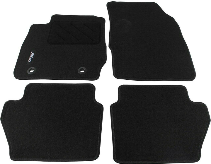 Dywaniki samochodowe Frogum Basic El Toro do Mercedes-Benz C-Klasa W203 2000–2007 Czarne 4 szt (5907377541417) - obraz 1