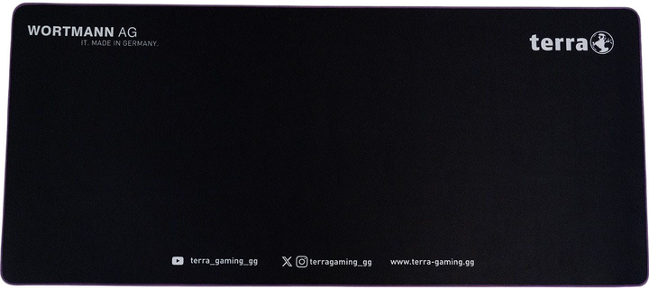 Podkładka pod mysz i klawiaturę TERRA Mousepad XXL NEON Gaming Black/Purple (2810725) - obraz 1
