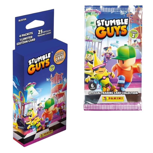 Набір колекційних карток Panini Stumble Guys 2025: Eco Blister 108308 (8051708023268) - зображення 4
