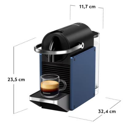 Капсульна кавоварка Nespresso Pixie Dark Blue - зображення 5