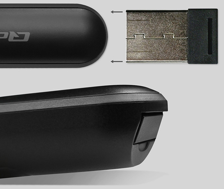 Prezenter Qoltec Laser Presenter Black (5901878506319) - obraz 4