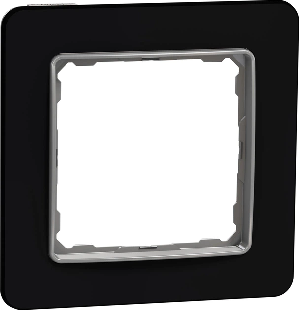 Рамка 1-постова Schneider Electric Sedna Design Штучне чорне скло SDD361801 - Фото 1 Рамка 1-постова Schneider Electric Sedna Design Штучне чорне скло SDD361801 - изображение 1