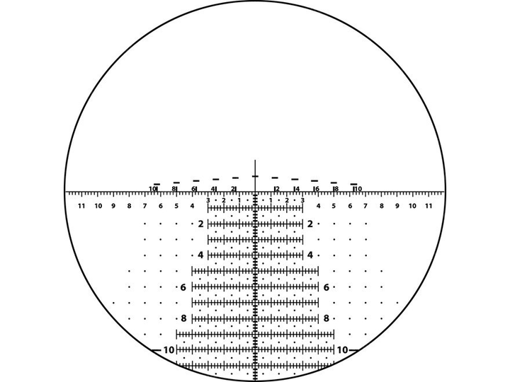 Прибор U.S. Optics LR-17 3.2-17x44 F1 марка HORUS H59 с подсветкой. МРАД - изображение 6