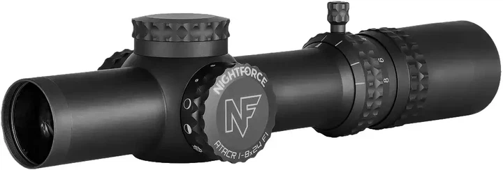 Прилад Nightforce ATACR 1-8x24 F1 0.1Mil сітка FC-DMX з підсвіткою - Фото 7 Прилад Nightforce ATACR 1-8x24 F1 0.1Mil сітка FC-DMX з підсвіткою - зображення 7