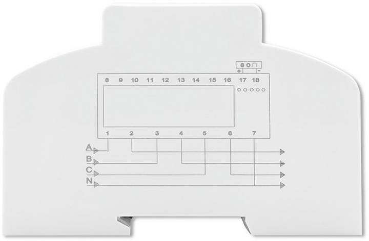 Trójfazowy dwukierunkowy elektroniczny licznik Qoltec 50989 (5901878509891) - obraz 5