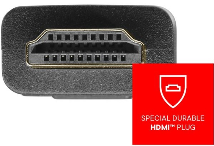 Kabel One For All Ultra High Speed HDMI - HDMI M/M 3 m Black (8716184077036) - obraz 5