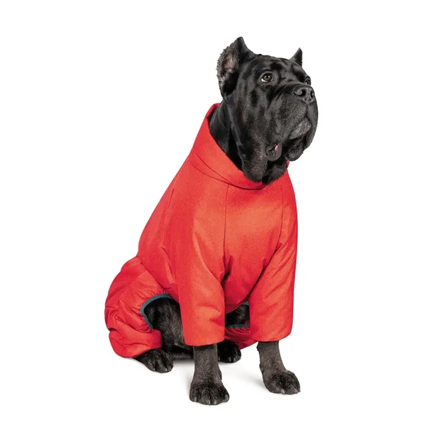 Комбінезон для собак Pet Fashion "COLD" 5XL (червоний) - Фото 1 Комбінезон для собак Pet Fashion "COLD" 5XL (червоний) - зображення 1