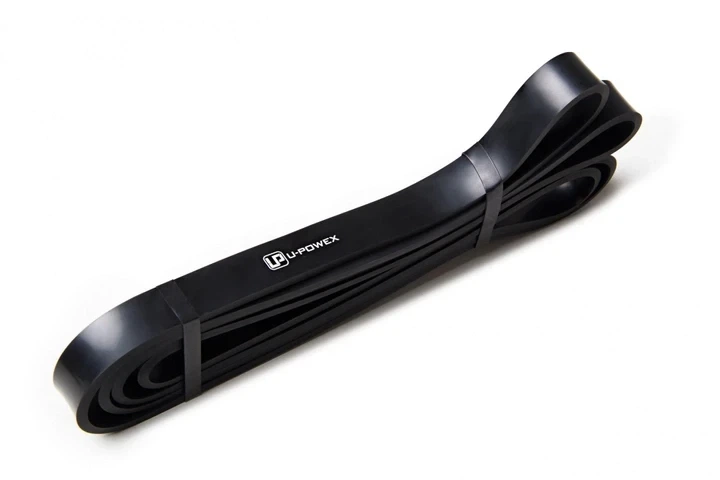 Резиновая петля для подтягивания U-powex Power band черная 22мм ширина 9-28кг нагрузка для фитнеса, тренировок (арт.2162) - Фото 1 Резиновая петля для подтягивания U-powex Power band черная 22мм ширина 9-28кг нагрузка для фитнеса, тренировок (арт.2162) - изображение 1