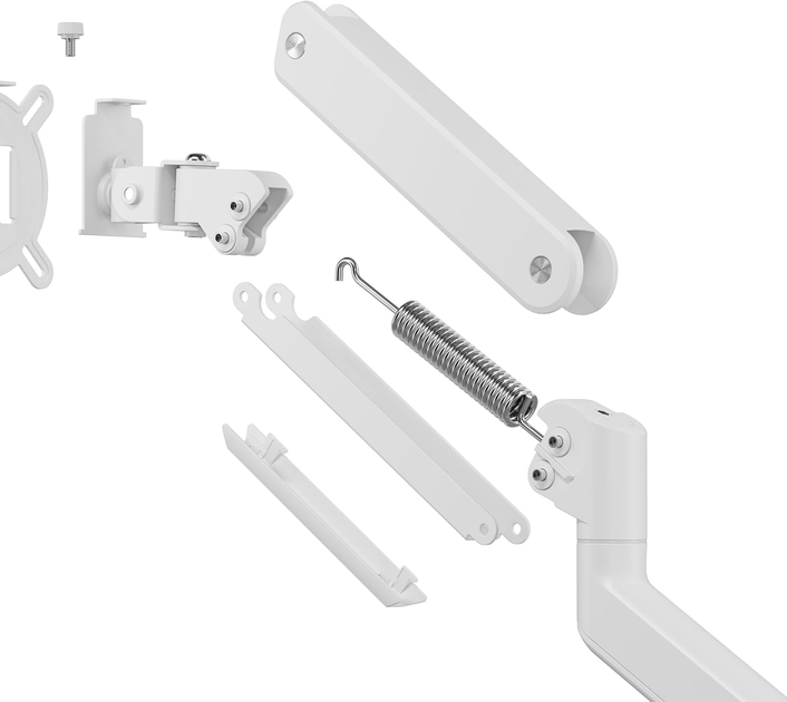 Uchwyt biurkowy One For All Solid Dual DM4220 13" - 35" White (8716184077692) - obraz 4