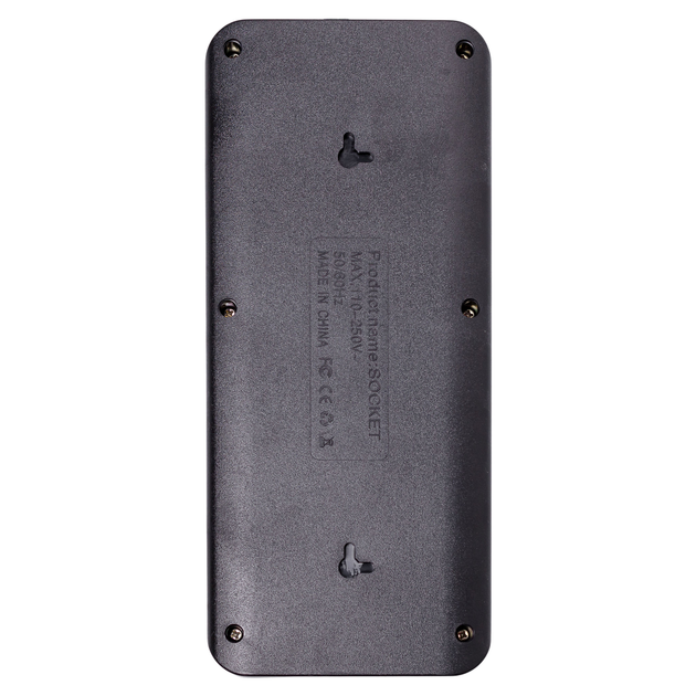 Сетевой фильтр удлинитель Yiwu F33U на 6 розеток 4 USB 2 Type-C и кнопкой выключения 5 м - изображение 6