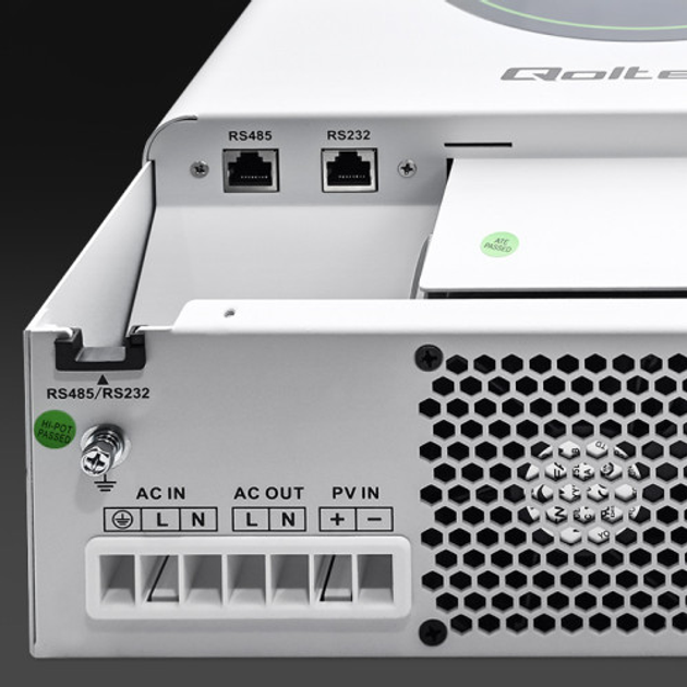Гібридний інвертор Qoltec 6.2 kW 120A 48V MPPT BMS Sinus Wi-Fi option (5901878538662) - зображення 12