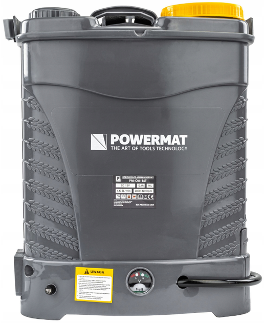 Опрыскиватель аккумуляторный 16л Powermat (Польша) - Фото 3 Опрыскиватель аккумуляторный 16л Powermat (Польша) - изображение 3
