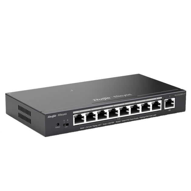 Коммутатор 9 портов управляемый Ruijie RG-ES209GC-P POE - изображение 2
