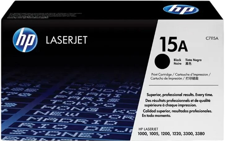 Тонер-картридж HP 15A C7115A Black (0725184518454) - зображення 1
