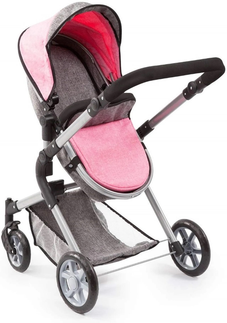 Wózek dla lalki Bayer Design City Neo 18125AA Szaro-różowy (4003336181258) - obraz 5