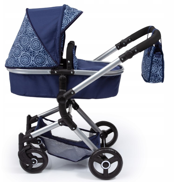 Wózek dla lalki Bayer Design Combi Neo Vario 18403AA Granatowy (4003336184037) - obraz 3