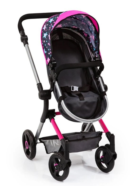 Коляска для ляльки Bayer Design Combi Neo Vario 18406AA Чорна (4003336184068) - зображення 7
