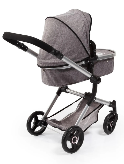 Коляска для ляльки Bayer Design Combi Neo Vario 18410AA Сіра (4003336184105) - зображення 3