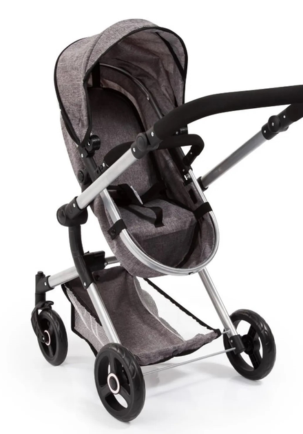 Коляска для ляльки Bayer Design Combi Neo Vario 18410AA Сіра (4003336184105) - зображення 8