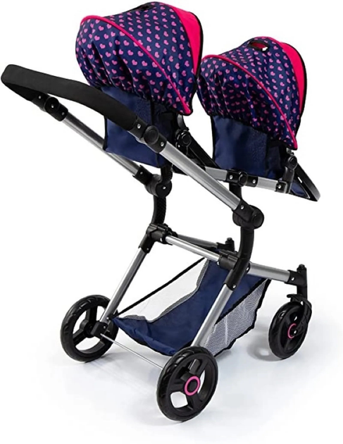 Wózek dla lalki Bayer Design Twin Neo Blizniaczy 26254AA Granatowy (4003336262544) - obraz 3