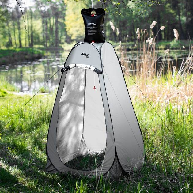 Намет-роздягальня NILS CAMP NC1706 Сірий (5908261681257) - зображення 11