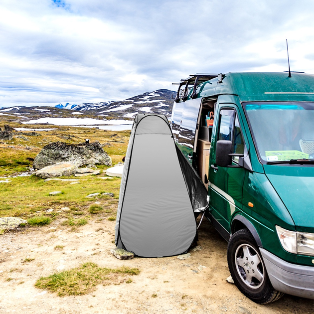 Намет-роздягальня NILS CAMP NC1706 Сірий (5908261681257) - зображення 13
