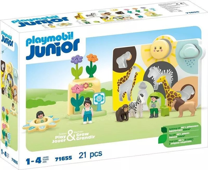 Набір дитячих іграшок Playmobil JUNIOR Мій перший Playmobil 71655 (4008789716552) - зображення 1