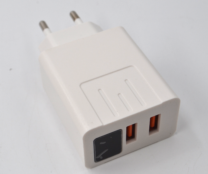 Сетевое зарядное устройство A-14 мощное с двумя USB-портами 5В 3.1А - изображение 2