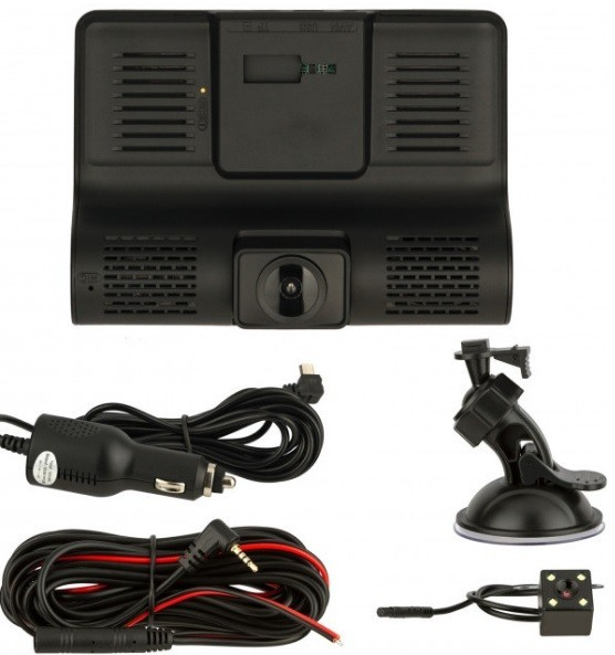 Автомобильный видеорегистратор DVR SD319/z233D 3 камеры Ambarella 170° угол обзора HD 1280x720 - изображение 3